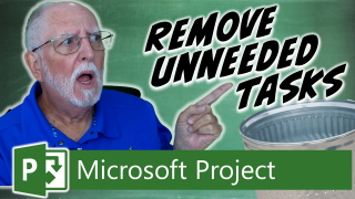 Microsoft Project: Cancel Unneeded Tasks in Microsoft Project PROFESSIONAL