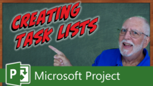 microsoft project task list