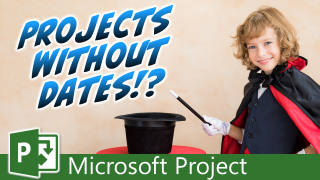 Microsoft Projects Without Dates?