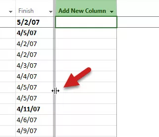 Position the Split Bar