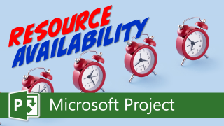 Resource Availability Over Time in Microsoft Project